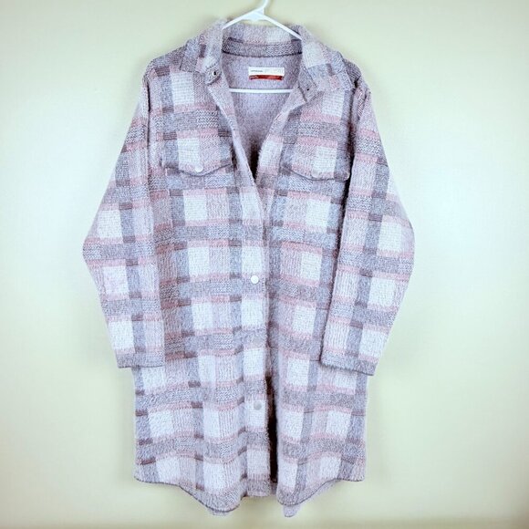 ANTHROPOLOGIE PILCRO ELIZA EYELASH SWEATER COAT JACKET S - Picture 4 of 14